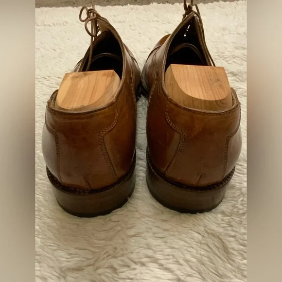 Allen Solly Tan Leather Oxfords - Picture 5 of 8